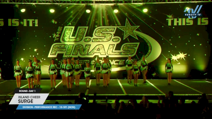 Island Cheer - SURGE [2023 L3 Performance Rec - 10-18Y (NON) Day 1] 2023 The U.S. Finals: Worcester