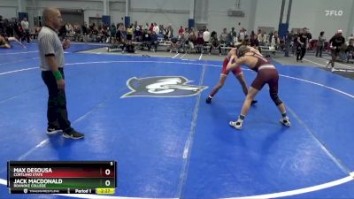 141 lbs Cons. Round 2 - Max DeSousa, Cortland State vs Jack MacDonald, Roanoke College