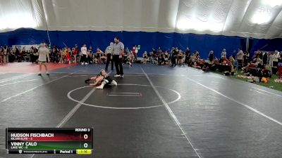 56 lbs Round 3 (6 Team) - Hudson Fischbach, Killer Elite vs Vinny Calo, Lake WC