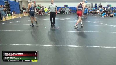 160 lbs Round 2 (8 Team) - Bryce Klingensmith, Young Guns vs KJ Vazquez, Florida Scorpions Gold