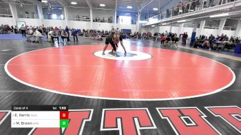 182 lbs Consi Of 4 - Ethan Harris, Taunton vs Myles Brown, Springfield International Charter School