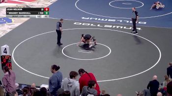 120 lbs Cons. Round 1 - Leah Nelson, Brandon Valley vs Brandy Marshall, Lakota Tech
