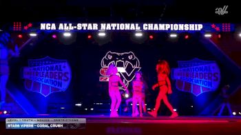 Stars Vipers - Coral Crush [2026 L1 Youth - Novice - Restrictions] 2026 NCA All-Star National Championship