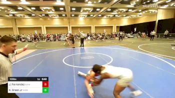 109 lbs Consolation - Jacob Fernandez, Sunkist Kids/Monster Garage vs Kameron Green Jr, Nebraska Wr Ac