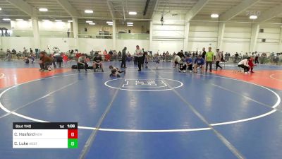 56 lbs Quarterfinal - Coen Hosford, New England Gold WC vs Carson Luke, Westerly