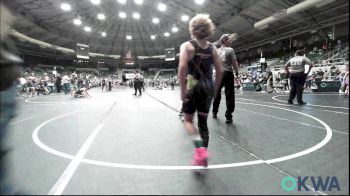85 lbs Semifinal - Eli Bright, Del City Little League Wrestling vs Shaune McConnell, Eufaula Ironheads Wrestling Club