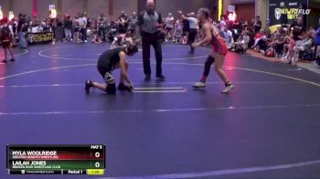 110/120 Round 4 - Myla Woolridge, Greater Heights Wrestling vs Lailah Jones, Broken Bow Wrestling Club
