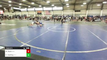 123 lbs Consi Of 4 - Mickey Rock, WAR Wrestling Club vs Gunner Haelbig, No Team