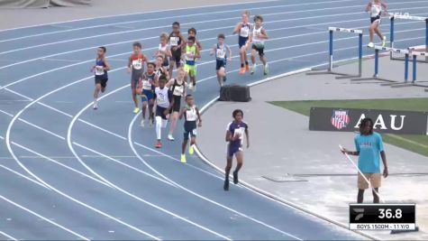 Youth Boys' 1500m Championship, Finals 3 - Age 11