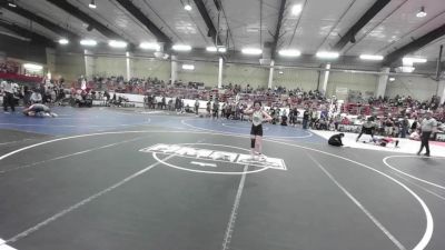 109 lbs Quarterfinal - Ryland Huppenthal, Brighton Wrestling Club vs Juliette Hicks, Badlands WC