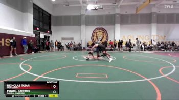 165 lbs Quarterfinal - Nicholas Tatar, Palm Desert vs Miguel Caceres, Ramona (Riverside)