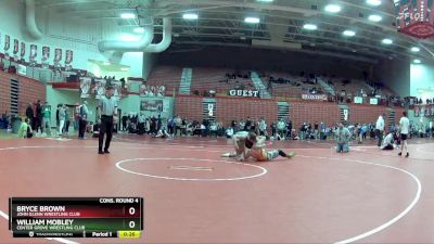 190 lbs Cons. Round 4 - Bryce Brown, John Glenn Wrestling Club vs William Mobley, Center Grove Wrestling Club