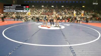 3A-144 lbs Champ. Round 1 - Talon Burton, Lovell vs Chase Visocky, Powell