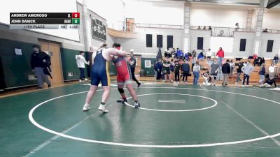 285 lbs 11th Place - Andrew Amoroso, Silver Lake vs John Danick, Hanover