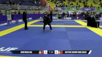 Matthew Anthony Darie Isaacs vs Josué Braga Lira 2025 Brasileiro Jiu-Jitsu IBJJF