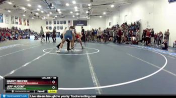 165 lbs Cons. Round 2 - Jeff Nugent, Elmhurst University vs Harry Nemcek, Milwaukee School Of Engineering