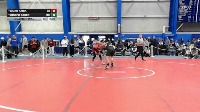 174 lbs Quarterfinal - Aidan Faria, Rhode Island College vs Joseph Baker, Castleton
