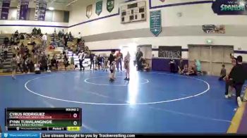 45-56 lbs Round 2 - Fynn Tuihalangingie, DaMonte Ranch Mustangs vs Cyrus Rodriguez, Fallon Outlaws Wrestling Club