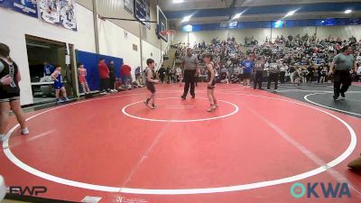 64-67 lbs Rr Rnd 1 - Nolan Pierce, Verdigris Youth Wrestling vs Hunter Schumacher, Bartlesville Wrestling Club