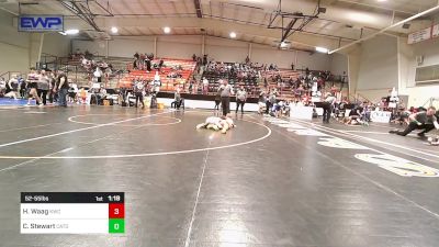 52-55 lbs Rr Rnd 5 - Hudson Waag, Keystone Wrestling Club vs Cole Stewart, Catoosa Youth Wrestling