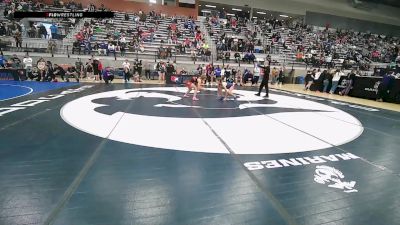 14U Girls - 125 lbs Cons. Round 2 - Emily Pulk, MN vs Austin Wood, TX
