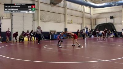 126 lbs Cons. Round 1 - Nate O`Sullivan, Chaminade vs Victor Perkins, St. John The Baptist