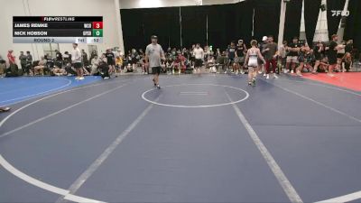 92 lbs Round 2 - James Remke, Wrecking Crew Black vs Nick Hobson, GPS Blue