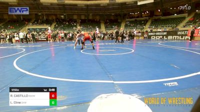 125 lbs Consi Of 8 #2 - RAYMOND CASTILLO, Bay Area Dragons vs Luke Cline, Greater Heights Wrestling