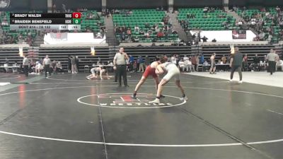 7A 132 lbs Cons. Semi - Braiden Benefield, Huntsville vs Brady Walsh, Thompson HS