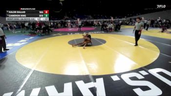 3A Boys 126 lbs 5th Place Match - Cameron King, Sutherlin Boys vs Kalob Dallas, Yamhill-Carlton Boys