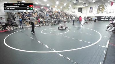 132 lbs Cons. Round 4 - Luis Moriel, Servite vs Damian Fajardo, Laguna Hills