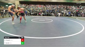 190 lbs Round Of 64 - Zach Powell, Grantsville vs Tannor Smith, Thomas Edison