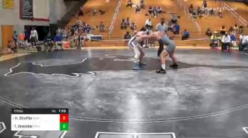 172 lbs Semifinal - Hunter Shaffer, New Oxford vs Thomas Dressler, Spring Grove