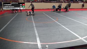 65_B lbs Quarterfinal - Tj Valimont, Reynolds vs Logan Vallalla, Pennridge