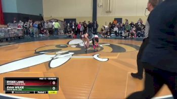 65 lbs Round 1 - Evan Wilkie, White Bear Lake vs Ryder Lang, Hudson Pirate Elite