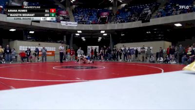 110 lbs Cons. Round 3 - Madizyn Megrant, Pekin vs Ariana Humes, Unattached