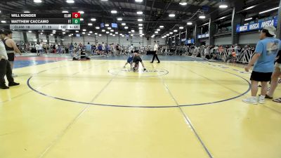 170 lbs Rr Rnd 3 - Will Konder, Claw & Conquer - HSB vs Matthew Caccamo, Filipe Trained Wrestling Academy - HSB