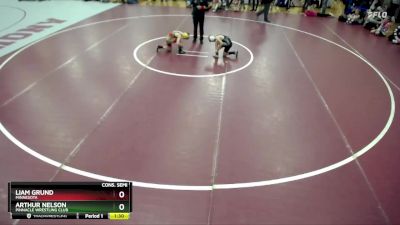 63 lbs Cons. Semi - Liam Grund, Minnesota vs Arthur Nelson, Pinnacle Wrestling Club