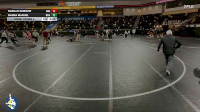 100 lbs Cons. Round 3 - Raegan Semrow, Ankeny vs Danna Manuel, Wahlert Catholic