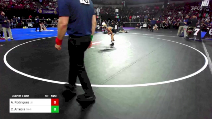 113 lbs Quarterfinal - Antonio Rodriguez, Los Gatos (CC) vs Carlo ...