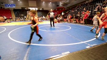 55 lbs Quarterfinal - James Evans, Bartlesville Wrestling Club vs Beckett Mills, Team Tulsa Wrestling Club