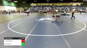 120 lbs Consi Of 64 #1 - Luke Johannes, SC vs Jordan Escarra, FL