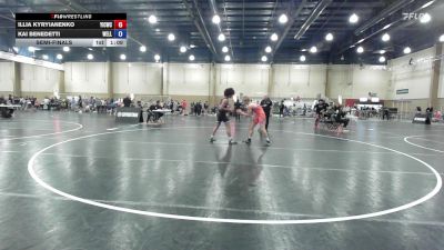 132 lbs Semifinal - Illia Kyryianenko, Youth Impact Center Wrestling Club vs Kai Benedetti, Wellington Wrestling