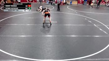 126 lbs Semifinal - Ayden Caywood, Nampa vs Henry Thomas, Glenns Ferry High School