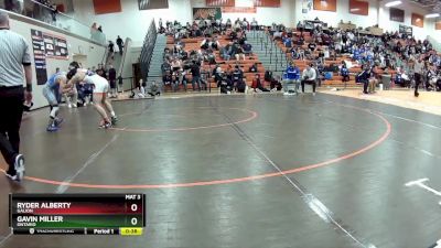 138 lbs Cons. Round 4 - Gavin Miller, Ontario vs Ryder Alberty, Galion