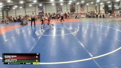 80 lbs Rd# 1 9:00am Friday - Ryder Ream, Rebellion vs James Potts, Westshore D.S.