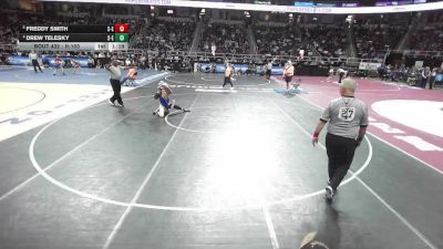 II-103 lbs Quarterfinal - Freddy Smith, Sherburne-Earlville vs Drew Telesky, Sherburne-Earlville