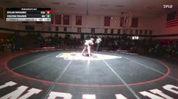 133 lbs Dylan Hovanec, Conemaugh Twp Area Hs vs Colton Frazier, North Star Hs