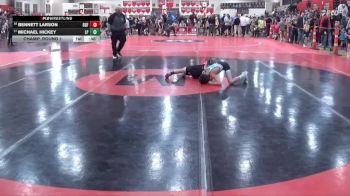 65 lbs Champ. Round 1 - Bennett Larson, DGF vs Michael Hickey, LeVici Prep