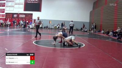 149 lbs Consi Of 16 #2 - Andrew Gapas, Rutgers-Unattached vs Gavin Brown, Ohio State